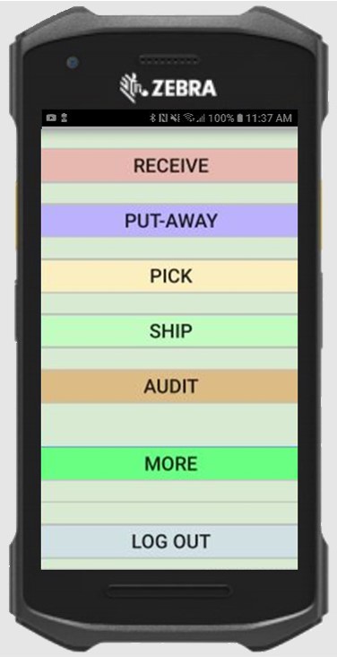 Mobile barcode reader Zebra TC21